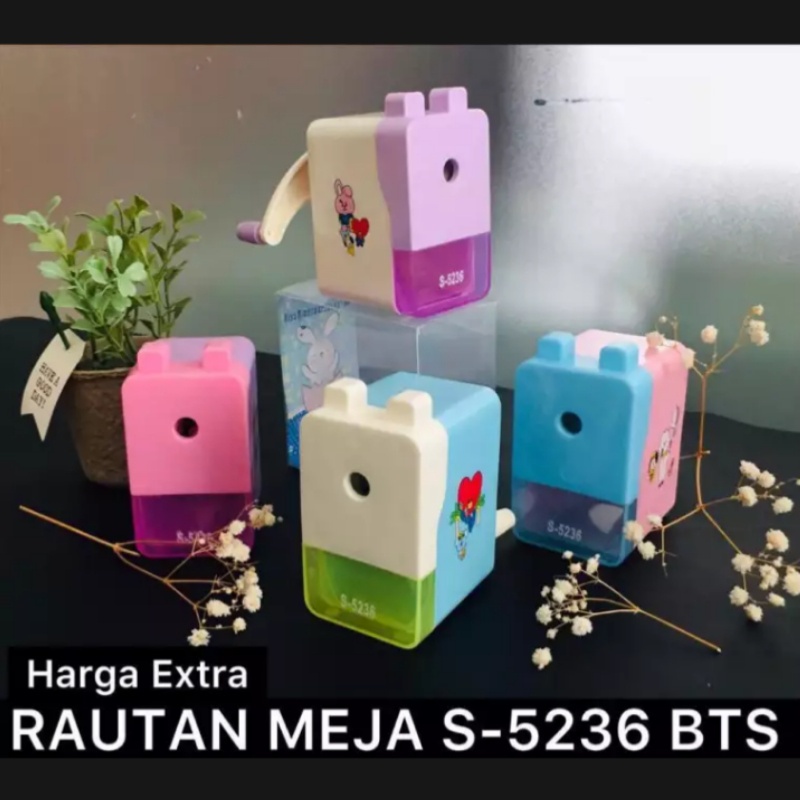 

AS888 - SERUTAN PENSIL MEJA 2 WARNA BENTUK KOTAK MOTIF KARTUN / RAUTAN PENSIL MEJA. MURAH
