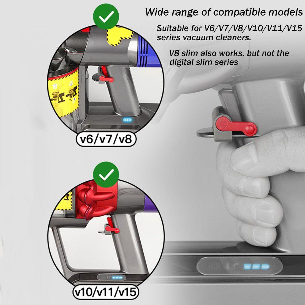 Solighter Vacuum Cleaner Switch Lock Free your Hands For Dyson Hand-held Penyedot Debu Adapt Trigger Lock