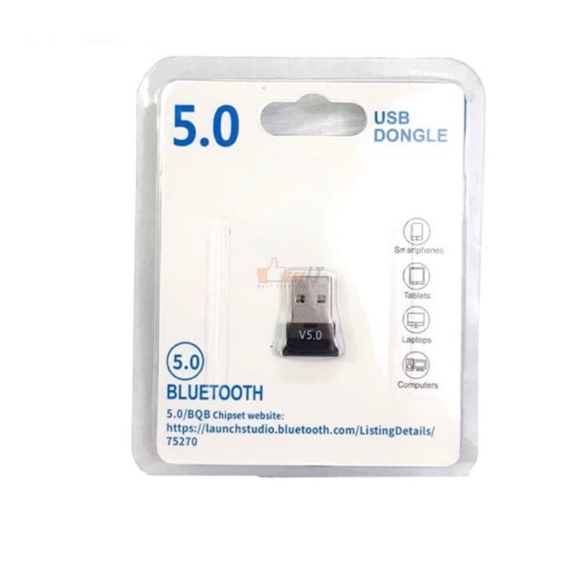 USB Dongle Bluetooth 5.0 Nano - USB Bluetooth Dongle Versi 5.0 Adapter