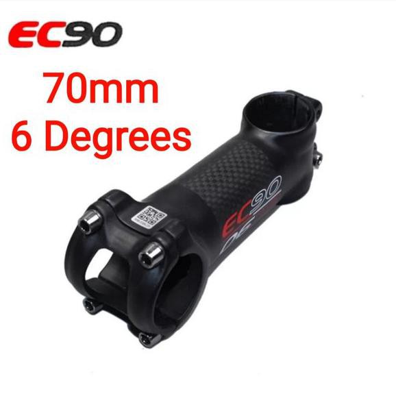 Stem EC90 Size 31.8mm Panjang 70mm 6 Derajat Stem Handlebar Sepeda Stem Stang Sepeda