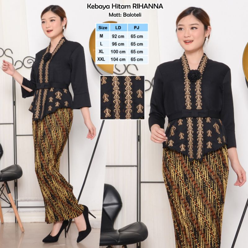 PROMO BARU Kebaya Encim Senada Katun Bordir Import