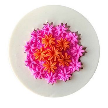 3D Silicon Mold Fondant Cake Decoration - Daisy Bunch