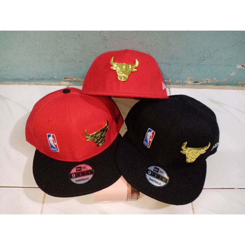 TOPI SNAPBACK CHICAGO BULLS PLAT BESI - TOPI BANTENG BESI REAL IMPORT - TOPI BULLS