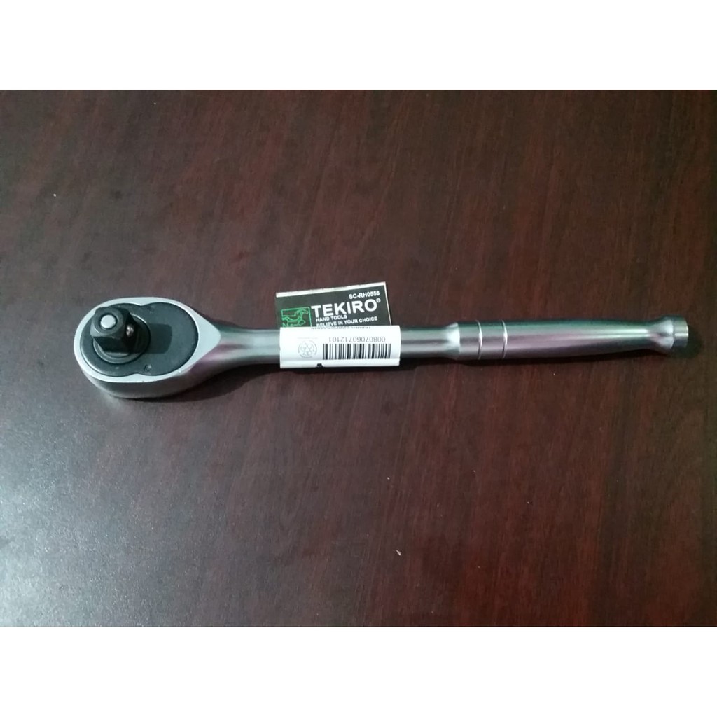 Tekiro Ratchet Handle 1/2Inch X 10Inch / Tekiro Gagang Ratchet Full Besi