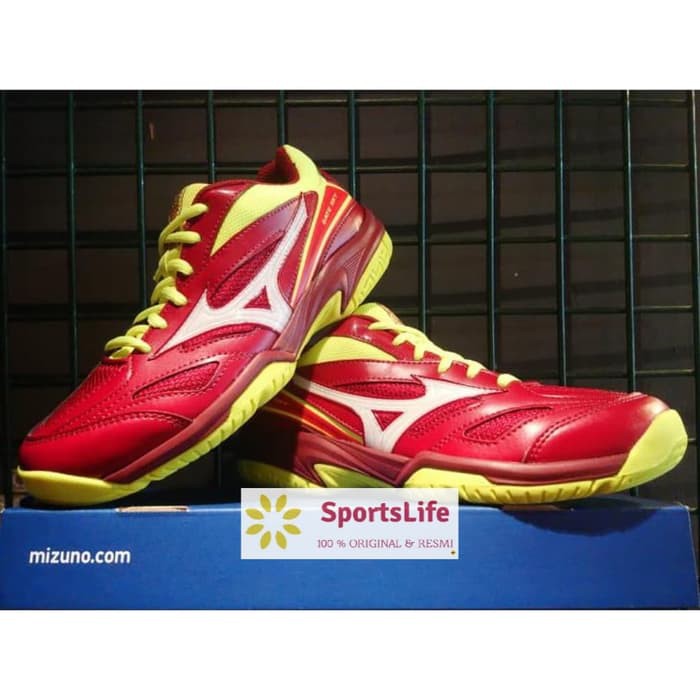 SEPATU BADMINTON MIZUNO GATE SKY ORIGINAL RED