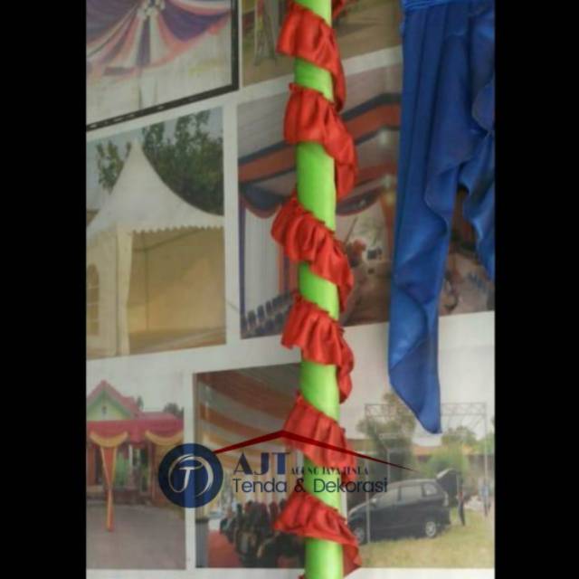 LILITAN TIANG / PENUTUP TIANG / DEKORASI PESTA