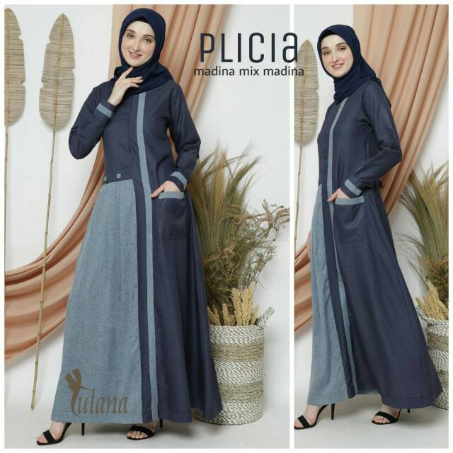 Gamis plicia madina mix madina