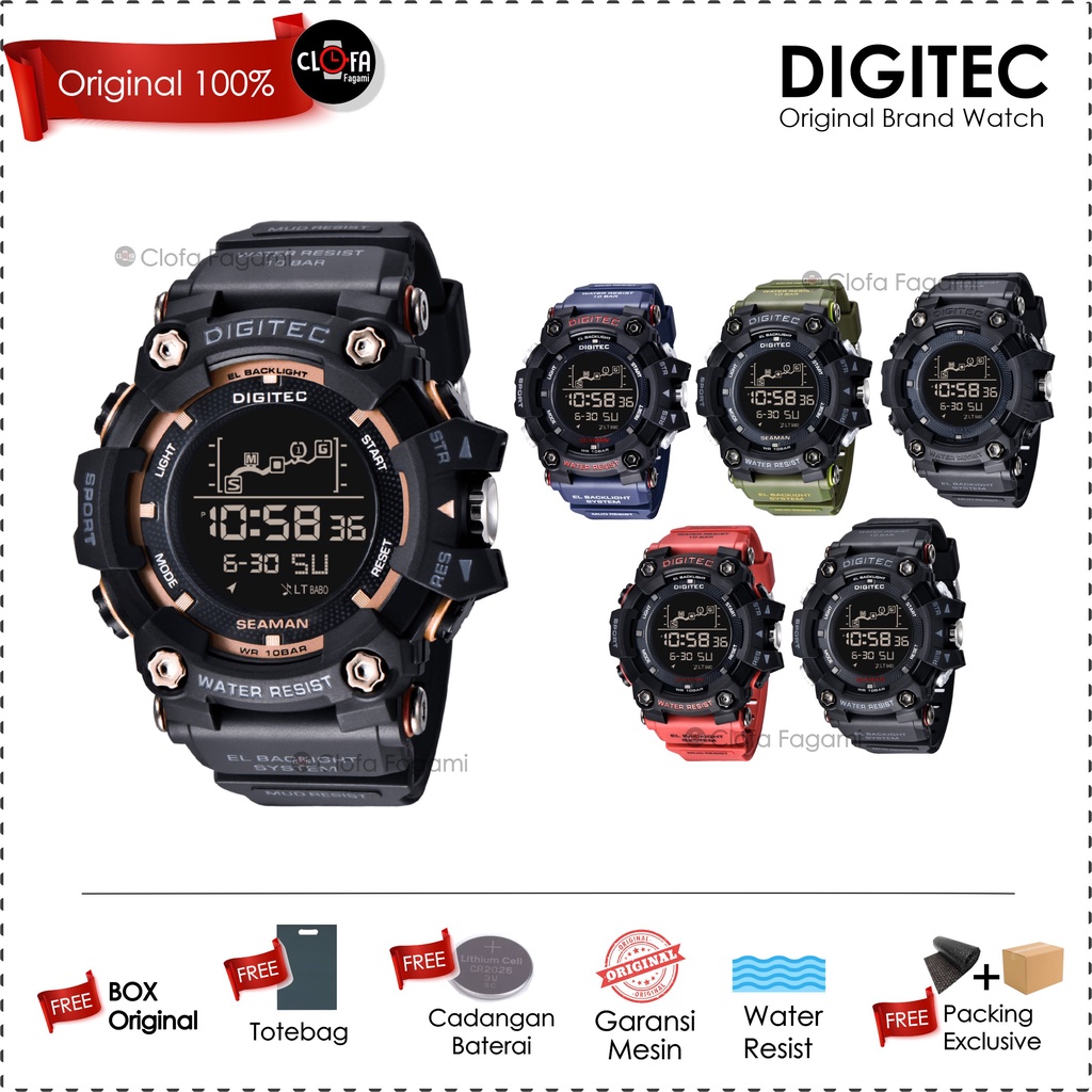 DIGITEC FIT /clofafagami/ JAM TANGAN OUTDOOR / JAM TANGAN ORIGINAL / JAM DIGITEC ORIGINAL / JAM TANG