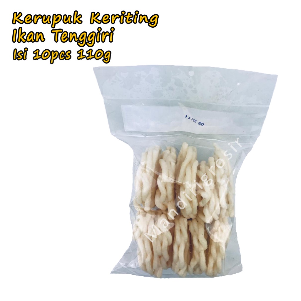 Kerupuk Keriting *Keren Snack * Kerupuk Ikan Tenggiri * 110g