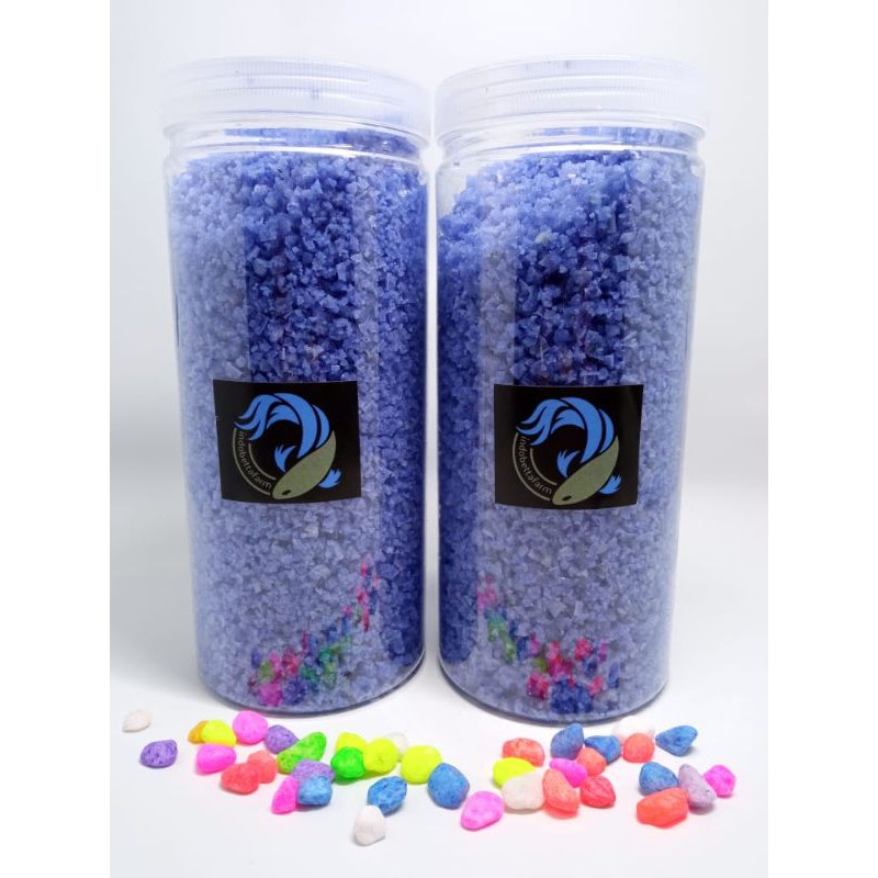 GARAM IKAN GARAM BIRU ANTI JAMUR 1 KG KEMASAN TOPLES