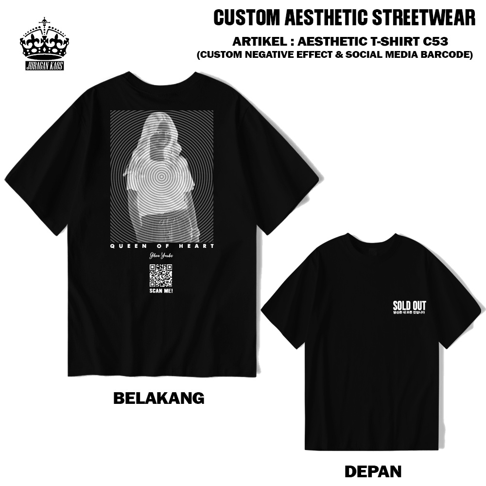 Kaos CUSTOM FOTO NEGATIF STREETWEAR BISA REQUES DESIGN PACAR KALIAN Kaos Distro Kaos Custom Bucin Vi