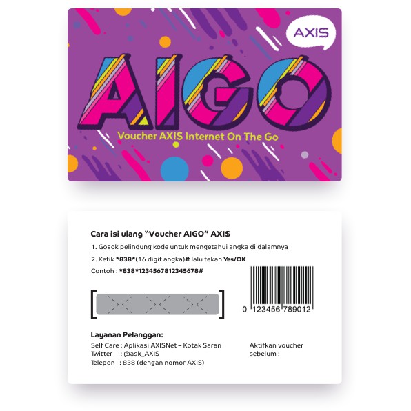 AIGO VOUCHER AXIS INTERNET