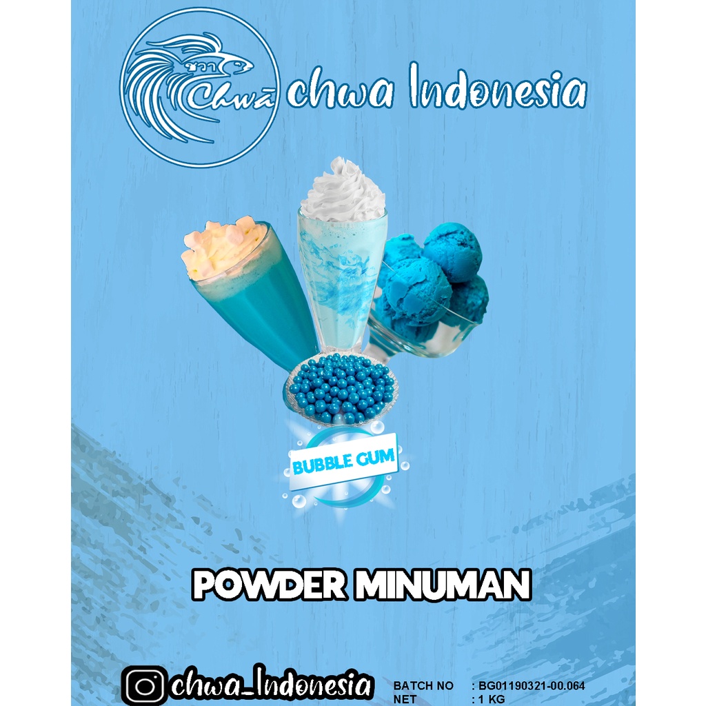 

Chwa Powder Bubble Gum