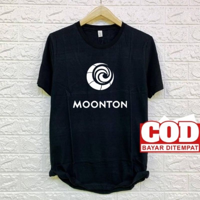 KAOS DISTRO Logo Moonton A4 MURAH KATUN PREMIUM