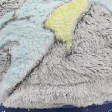 Informa Selimut 125X152Cm Glowing Dinosaur - Abu-Abu