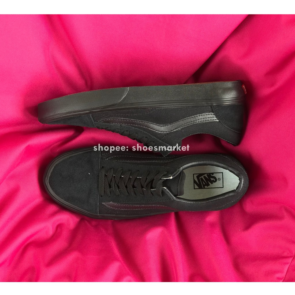 OBRAL SEPATU VANS OLDSKOOL ALLBLACK