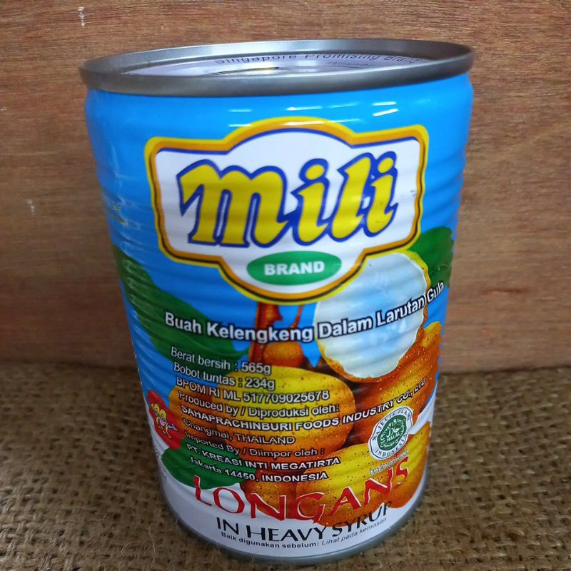 Mili Longans In Syrup 565g