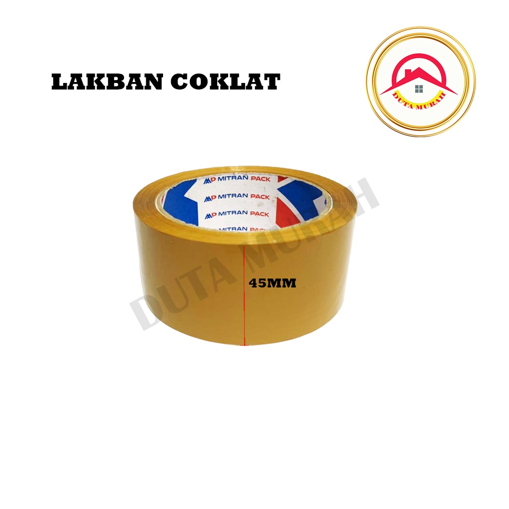 Lakban Bening / Coklat 45 mm 80 Yard Cortape / Kiwi