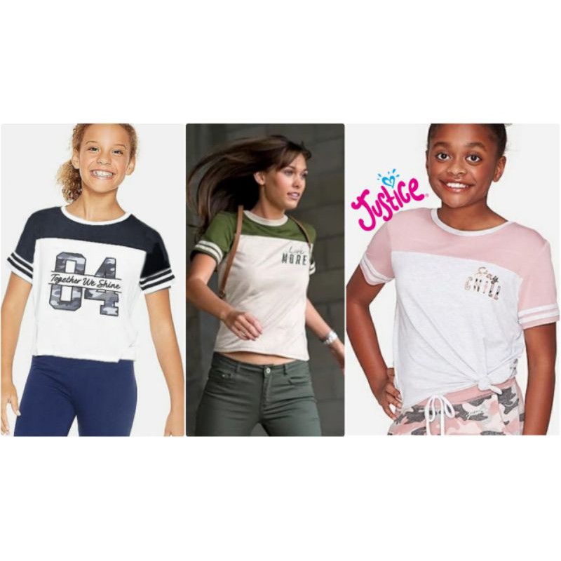 Crop Top Justice Anak Original