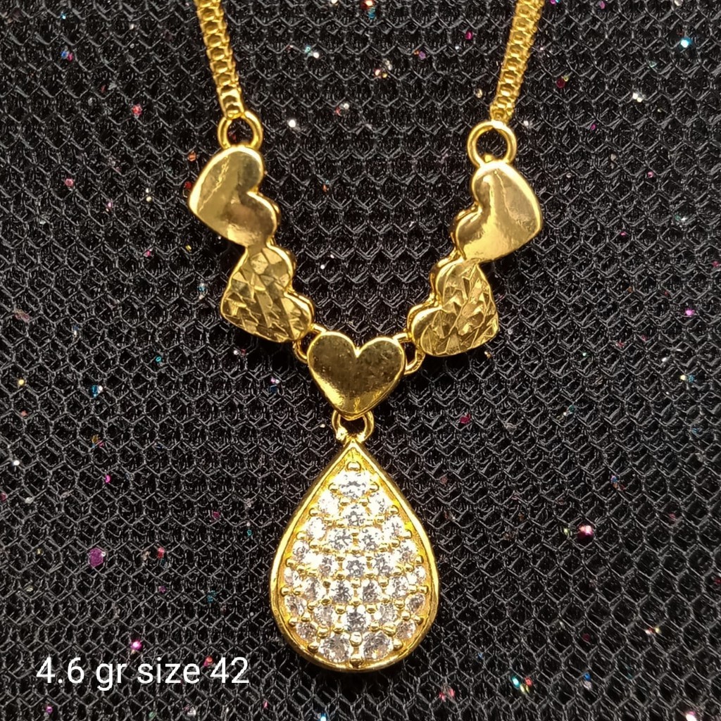 Kalung Emas 17 K - kuning 4.6 gr Kadar 750 - 3041