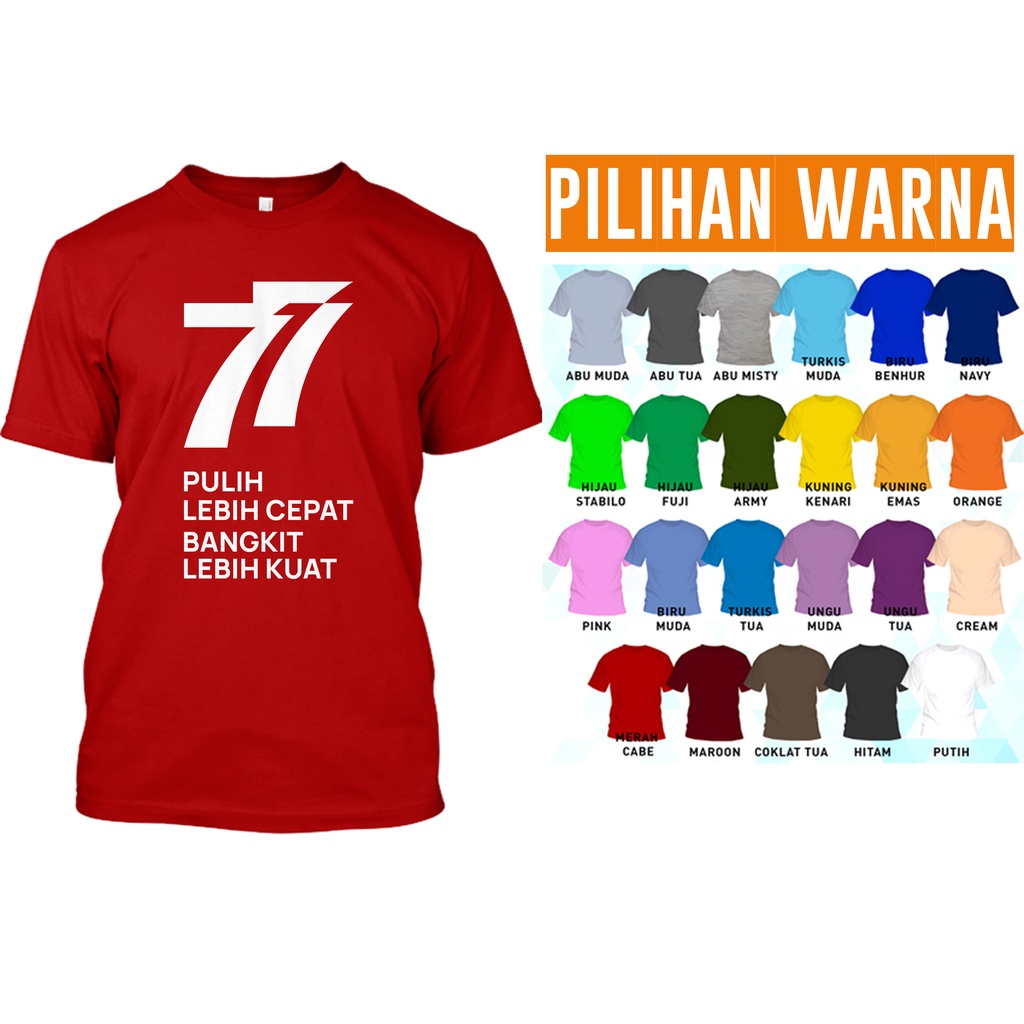 Kaos 17 Agustus 2022 | Kaos Merdeka | Kaos Agustusan