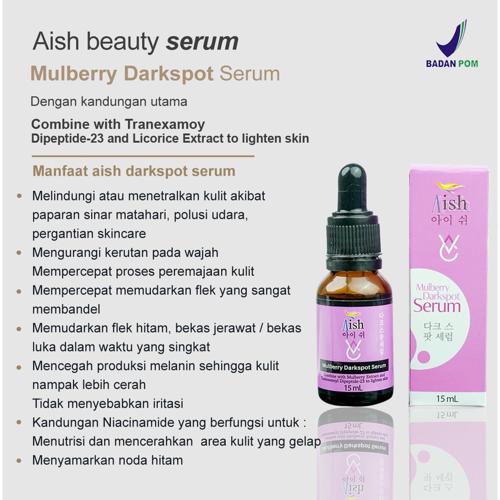 AISH SERUM KOREA ORIGINAL BPOM | SERUM | AISH SERUM | AISH ACNE | AISH DARK~SERUM AIS ORIGINAL 100%