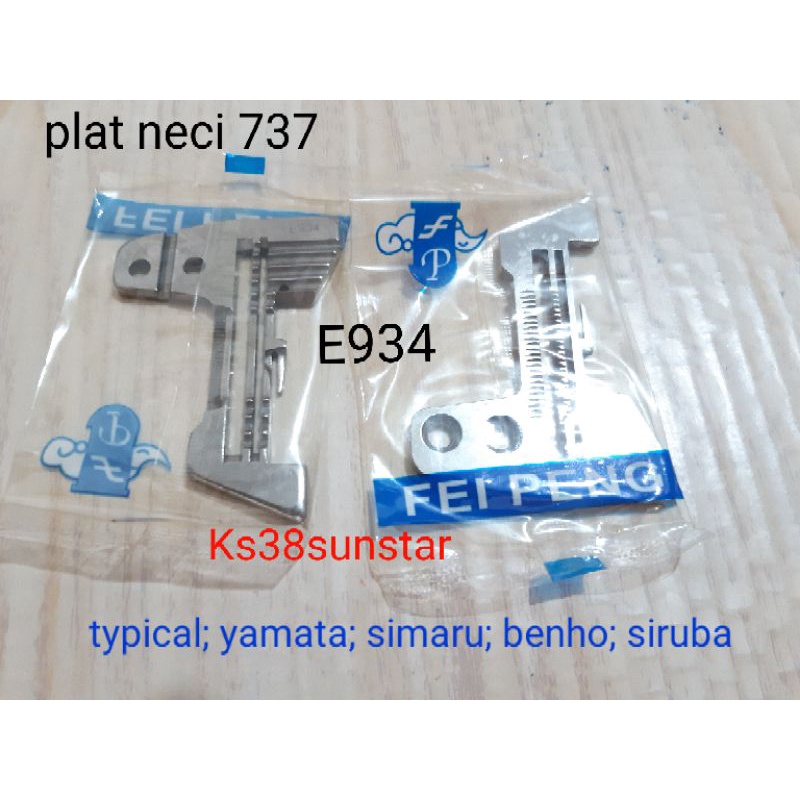 plat neci E934 benang 3 typical;yamata; siruba;benho; simaru