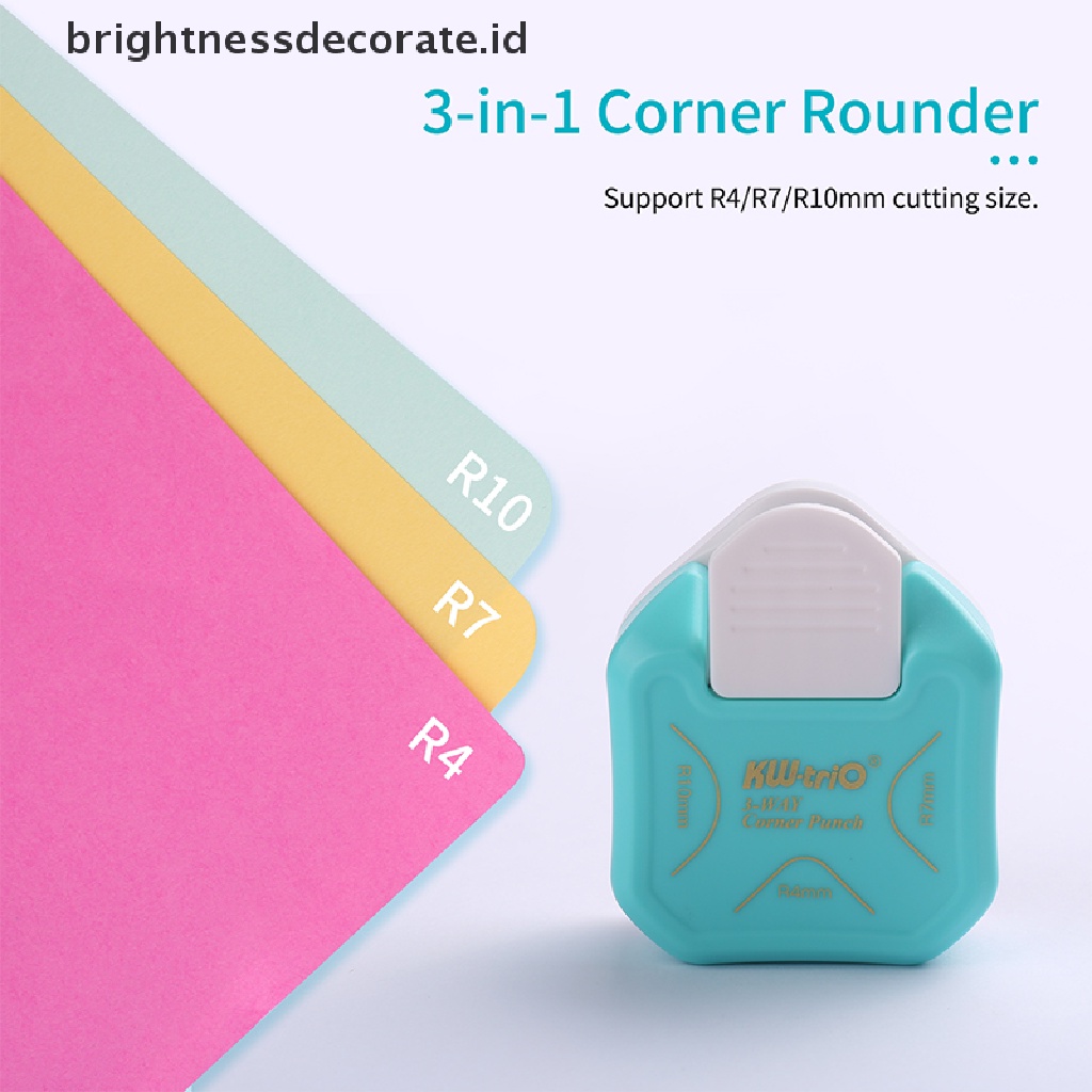 [birth] 3-in-1 Mini corner trimmer Corner Rounder Punch Round Corner Trimmer Cutter [ID]