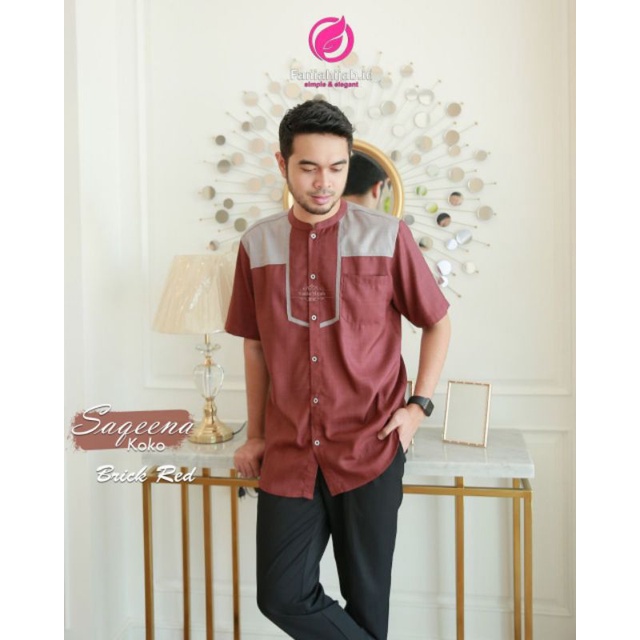 FANIA HIJAB FAMSET Saqeena Series Koko dewasa Sarimbit Lebaran 2022