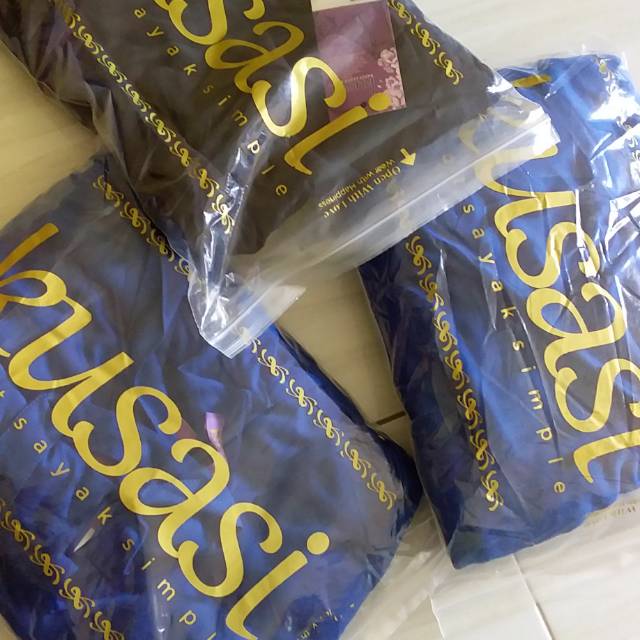 Rok celana Kusasi Anak Ready Biru Elektrik