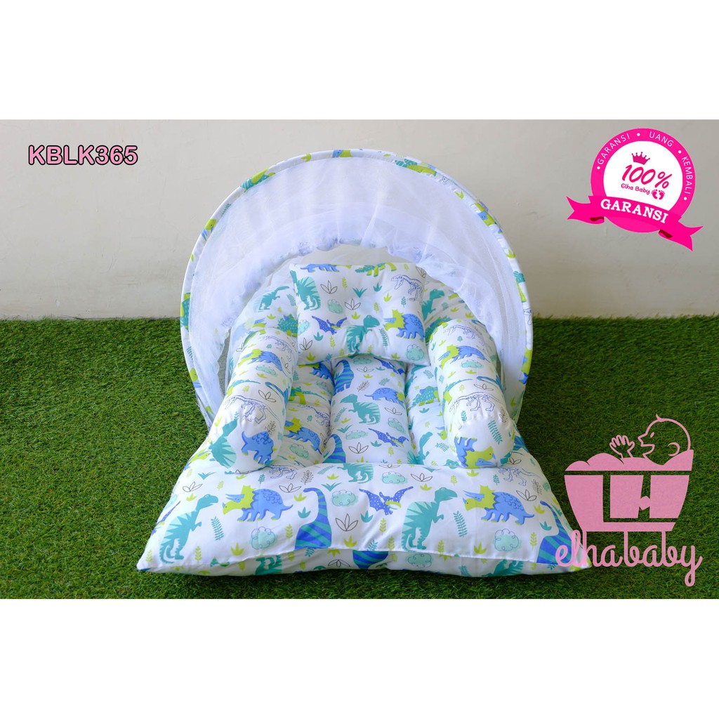 Elhababy Kasur Bayi Lipat Kelambu Tempat Tidur Bayi Kasur Baby KBLK365 Kado Bayi