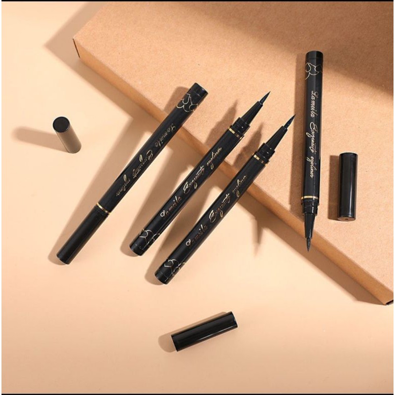 ready cod eyeliner Hitam Cair Tahan Lama Waterproof Pen anti air import murah