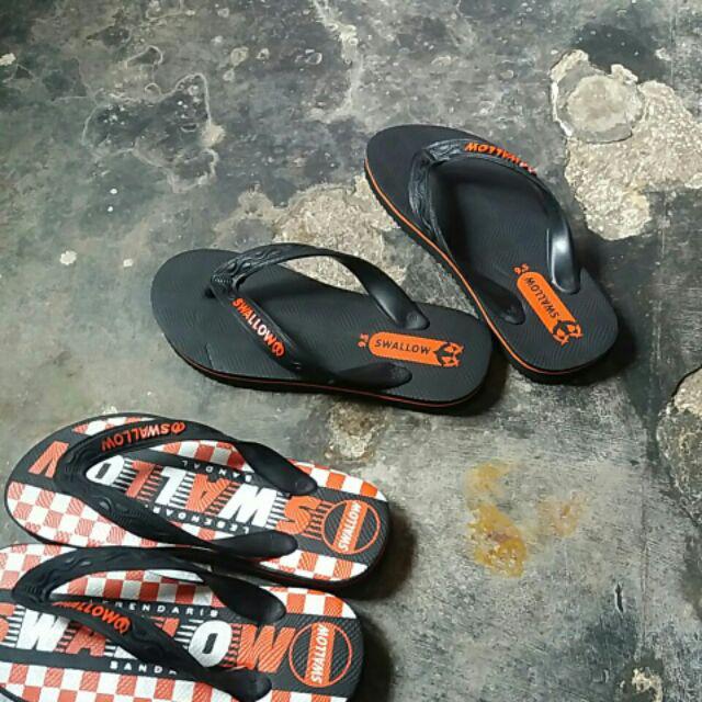  Sandal  Jepit SWALLOW  PITSTOP Sendal Swalow Karet Pria Asli 