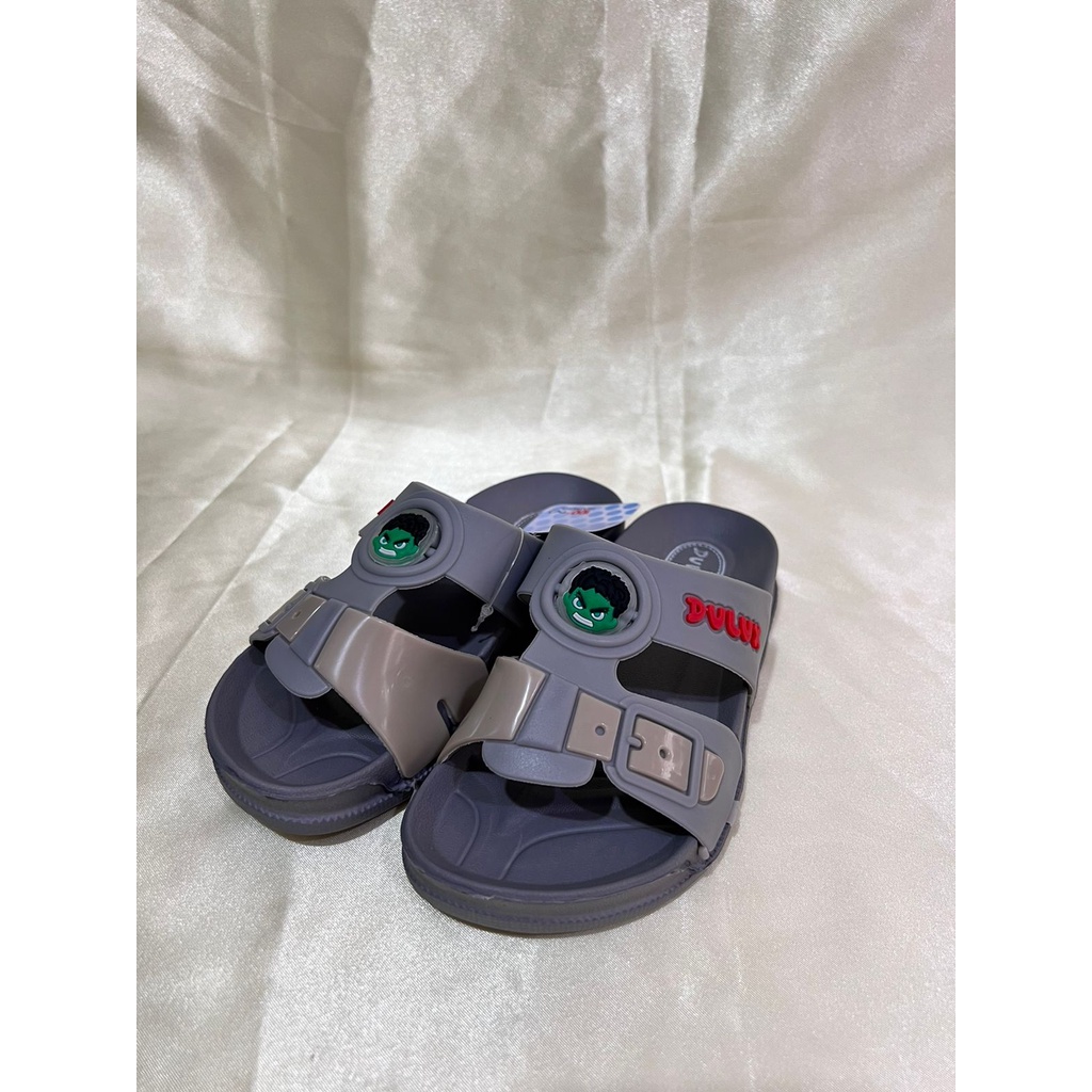 DX-362D DULUX Sandal Selop Anak Laki Laki Cowok Karakter Hulk Ukuran 24-29