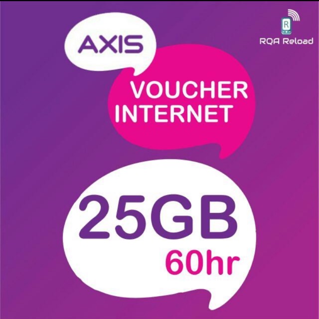 Vocher axis 25 giga 60 hari