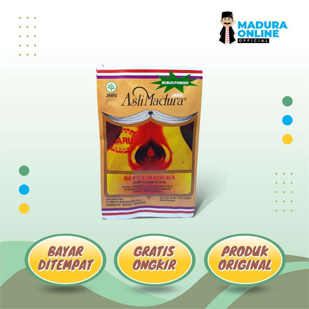 

PAKET RESELLER !!! 10 bungkus bubuk seppet madura