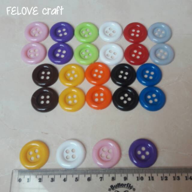 

Kancing Jumbo/ Kancing Plastik/ Konektor/ Mainan Edukasi 2,5cm