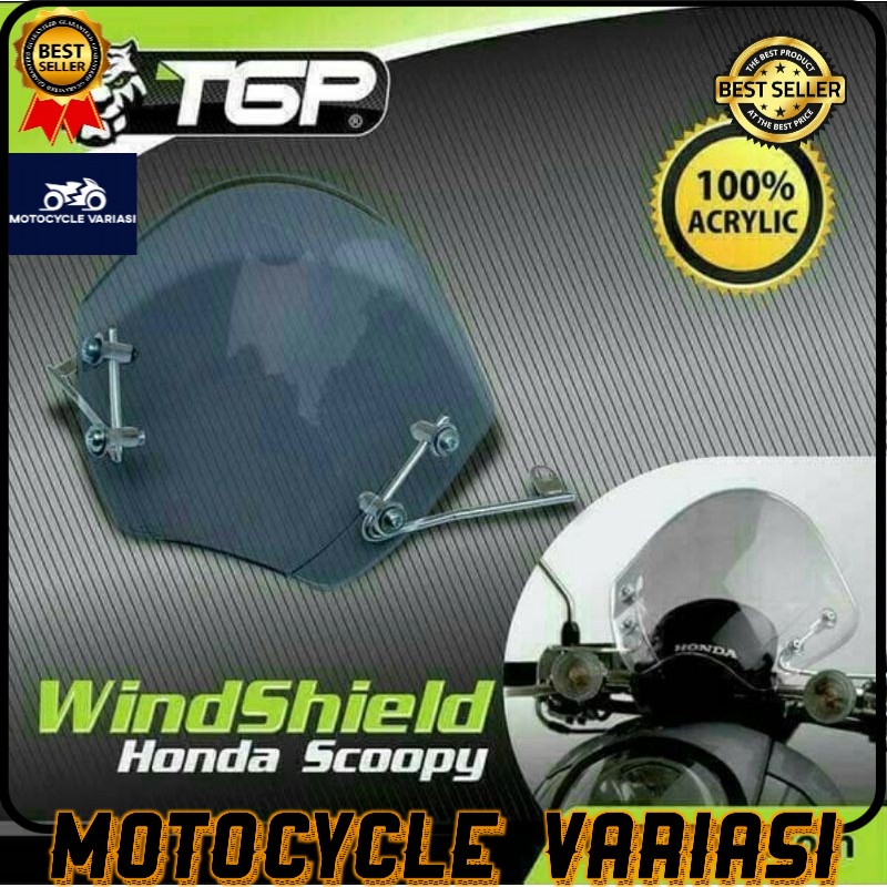 Tgp Visor + breket honda scoopy