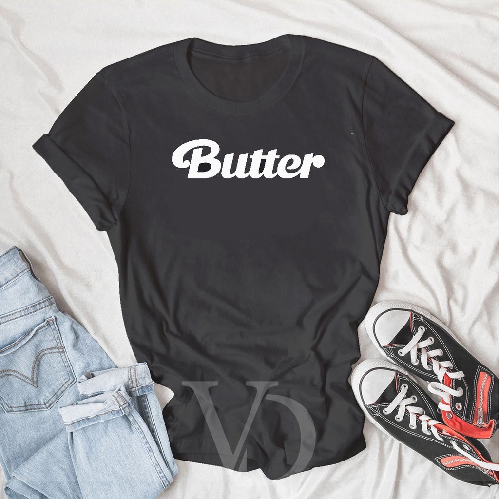 Baju Kaos BUTTER / tshirt Oversize / kaos jumbo bts army