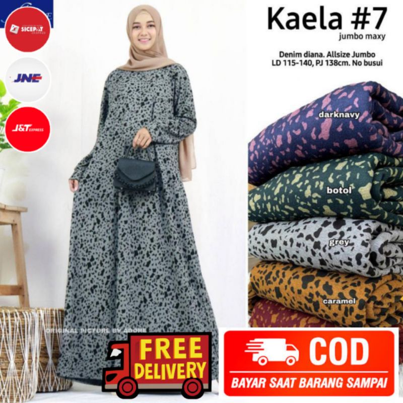 BAJU GAMIS JUMBO TAROSA BELINA KAELA LD 120 130
