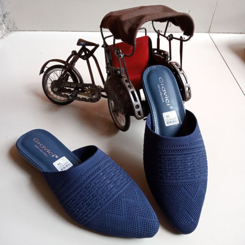 SLIP ON SENDAL MULES, SELOP WANITA (BAPAU) ENER 14