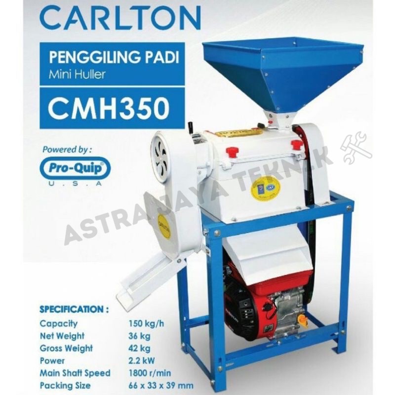 Mesin Gilingan Padi Carlton CMH 350 / Rice Polisher Carlton CMH 350 / Pabrik Padi Mini / Penggiling 