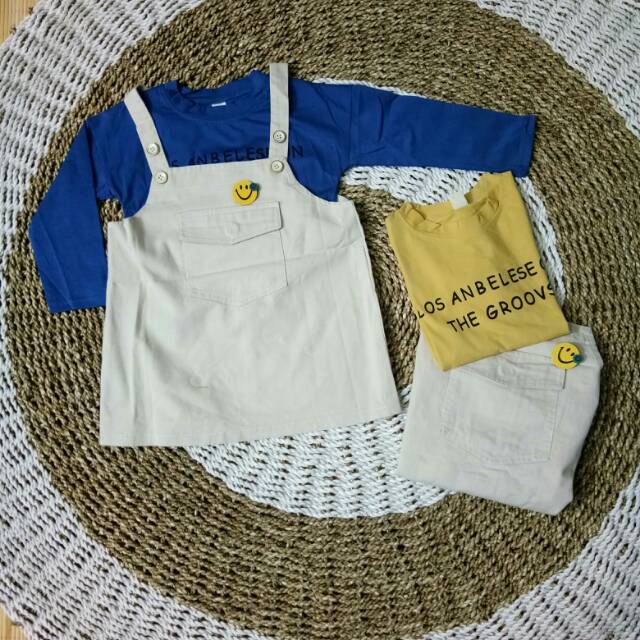 Overall Thalita Impor One Set Anak