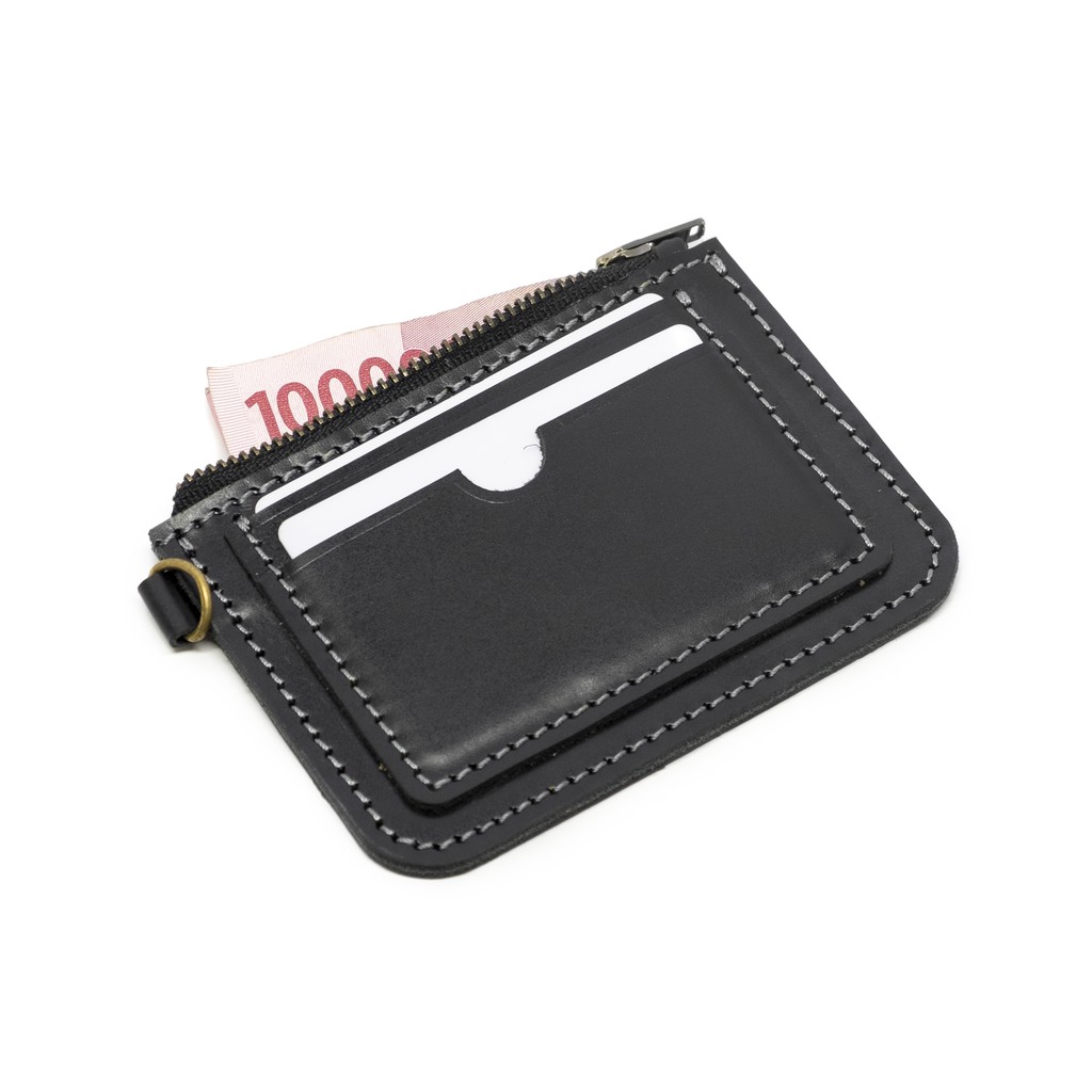 dompet kartu kulit asli card wallet slim stnk uang koin PHWL1043