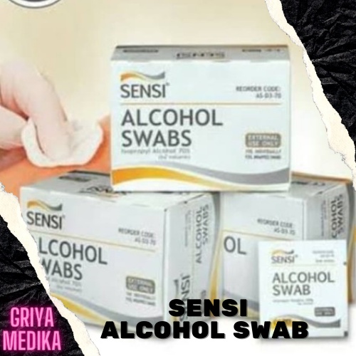 kapas alkohol sensi / alkohol swab sensi