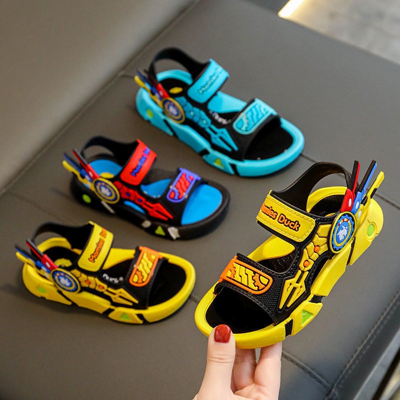 littlekiddoss Sepatu Sendal Anak Laki-Laki Robot Sandal Karet Anak Import 21-35 SH2223