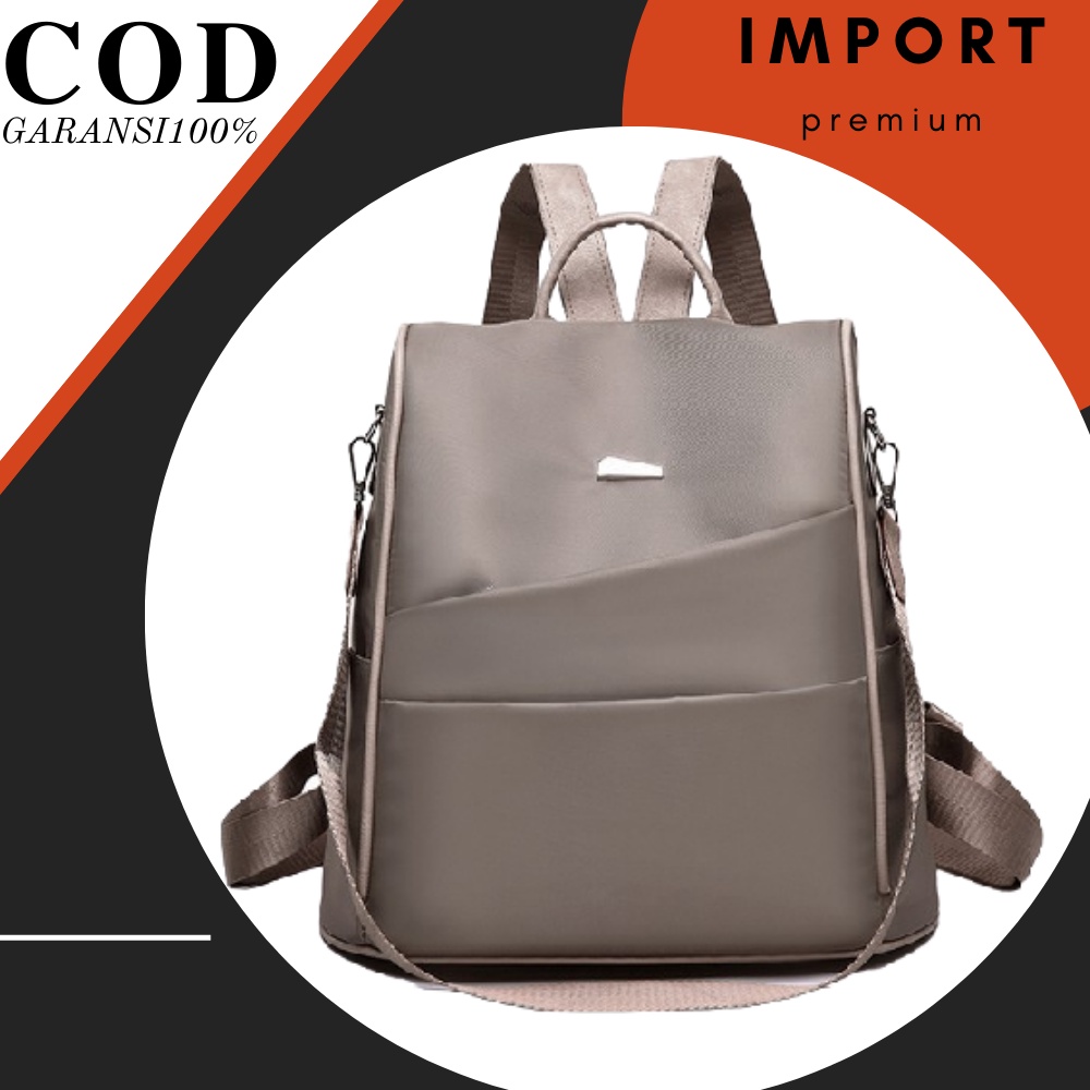 BTH4423 TAS GENDONG WANITA IMPORT BATAM RANSEL TERBARU 2021 KULIT PUNGGUNG CEWEK PEREMPUAN ORI BRAND