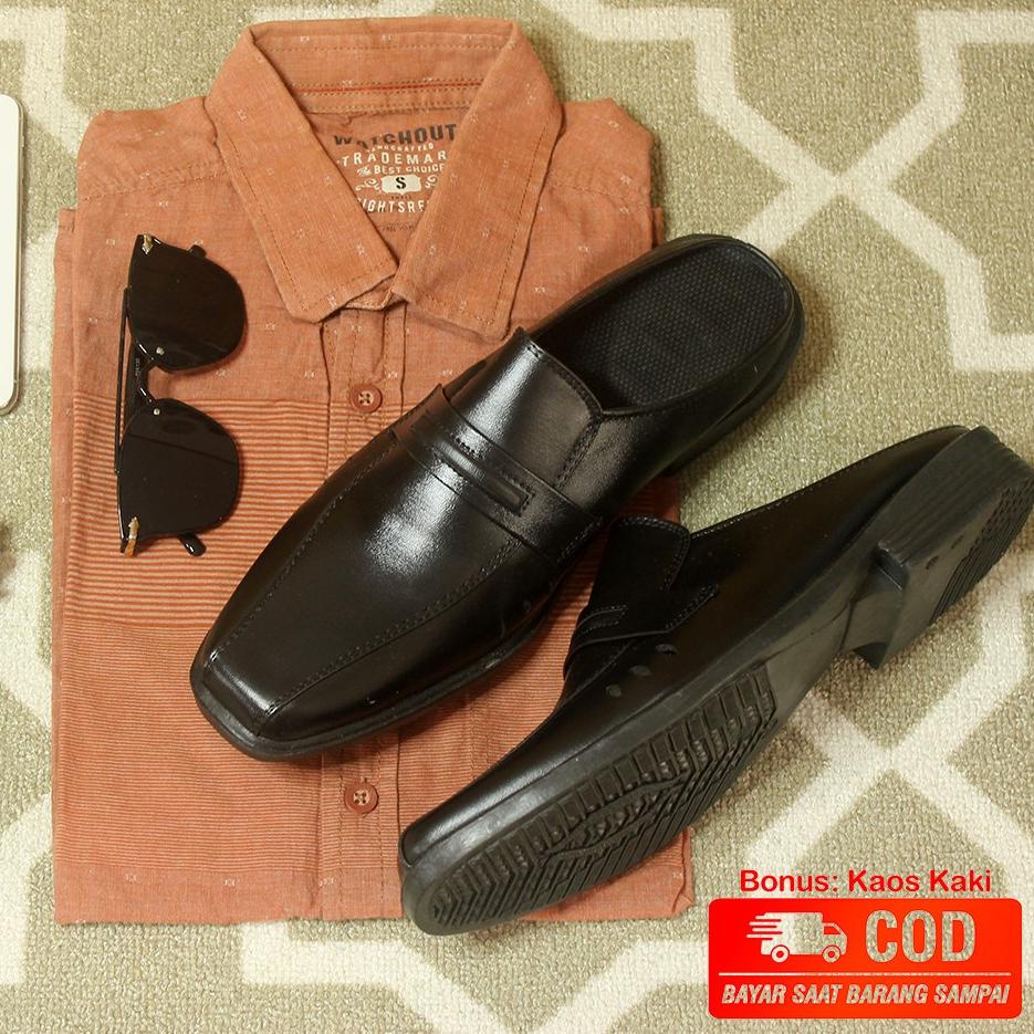 Telah Hadir.. Sandal Sepatu Bustong Cowok Sendal Sepatu Tutong Slop Pria Formal MODEL KICKERS 02 ORI