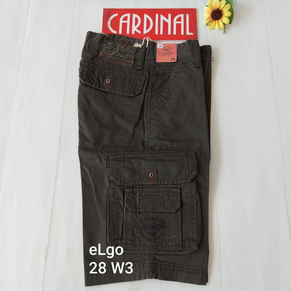 BB 28-W CARDINAL KEMPOL CASUAL Celana Pendek Kempol Fashion Pria Brand Kekinian