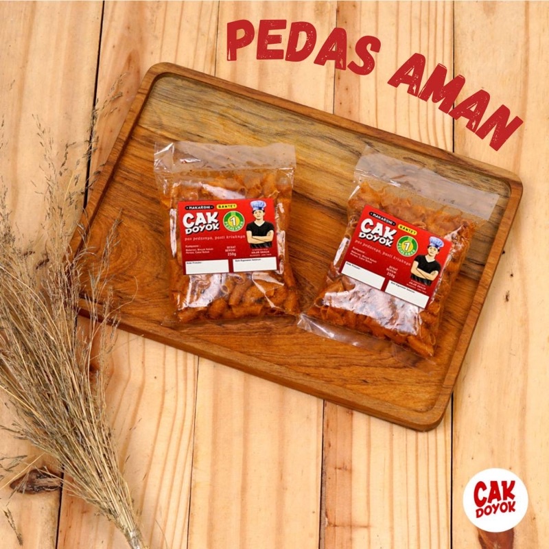 

Makaroni Cak Doyok 35 Gram - Pedas Aman (Lv1)